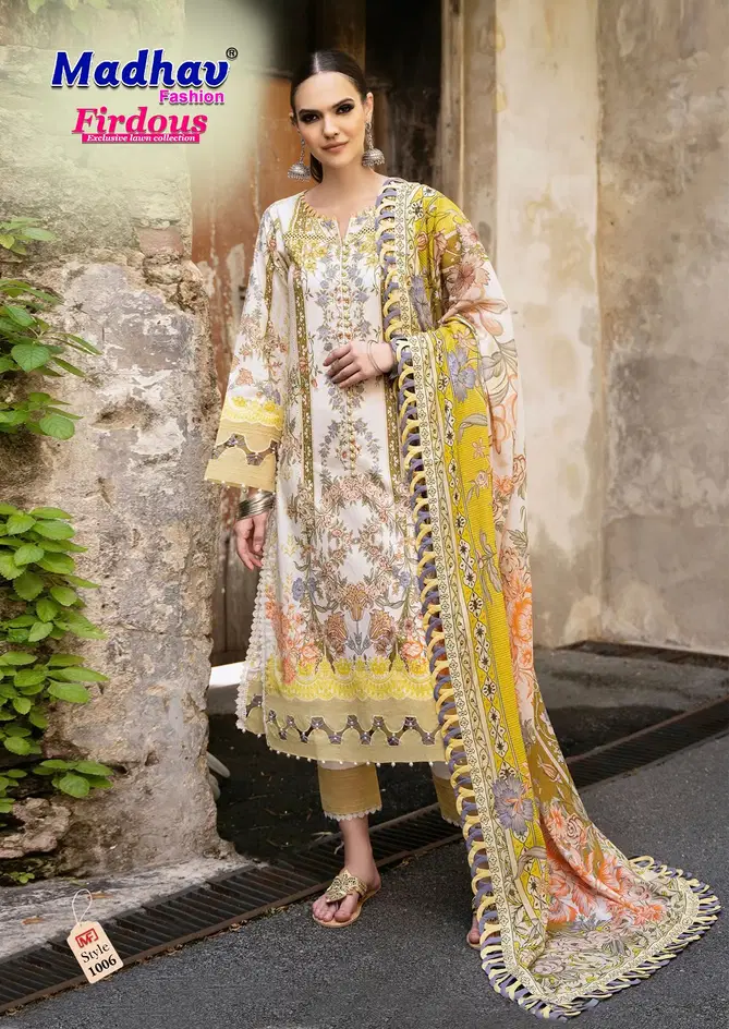 Firdous Vol 1 By Madhav Karachi Cotton Dress Material Wholesale Shop In Surat
